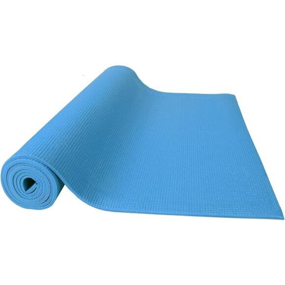 All Purpose 1/4-Inch High Density Anti-Tear Exercise Yoga Mat with Carrying - Picture 3 of 5